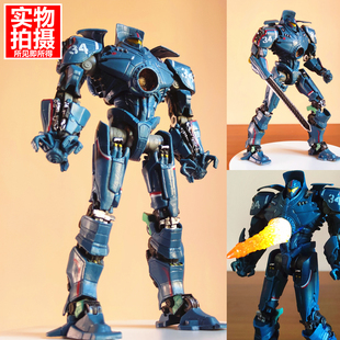 环太平洋发光合金复仇危险流浪者机甲暴风赤红手办玩具模型黑曜石