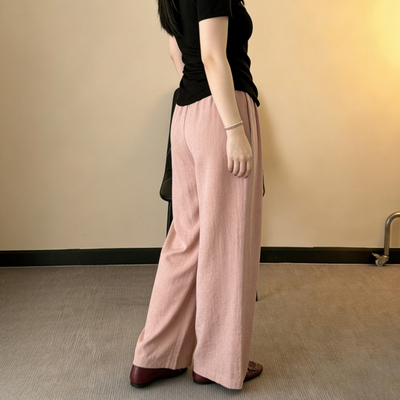 微胖女生的夏季显瘦直筒裤