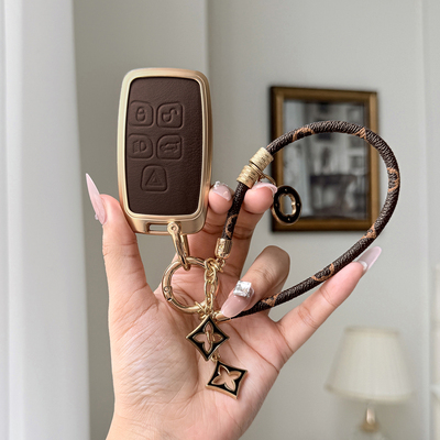 路虎钥匙套极光揽胜发现4/5运动版卫士110星脉改装神行汽车壳扣包