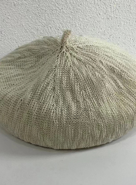 高端潮春夏早秋棉麻八角帽子遮阳防晒贝雷帽英伦百搭画家帽南瓜帽