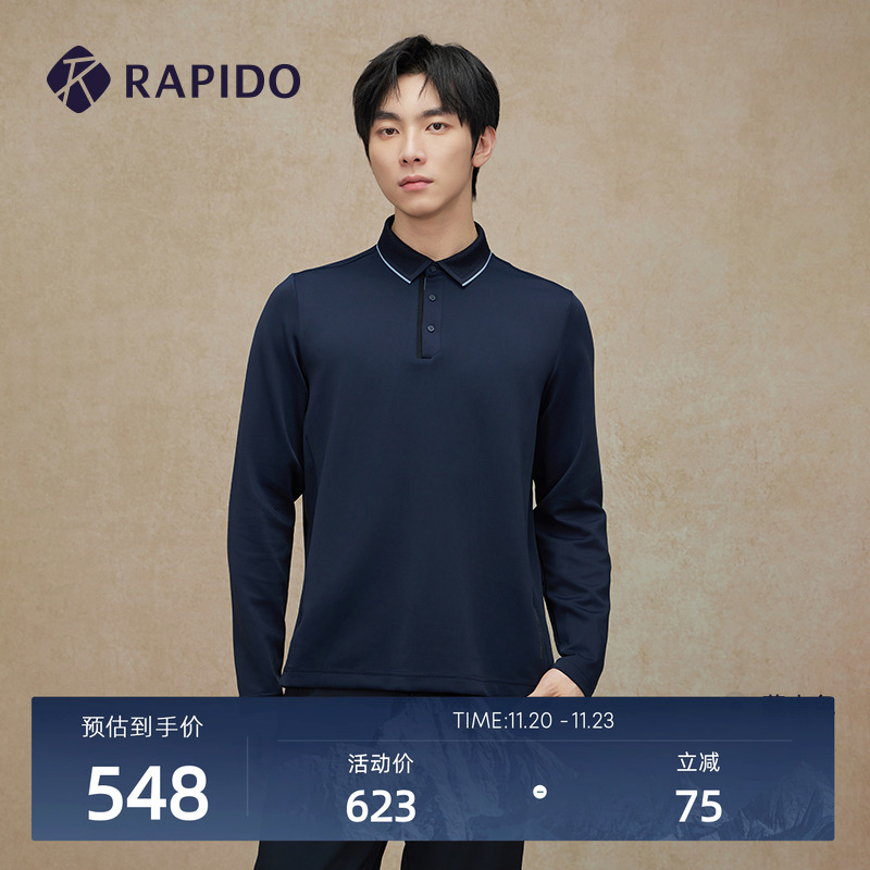RAPIDO雳霹道长袖POLO衫