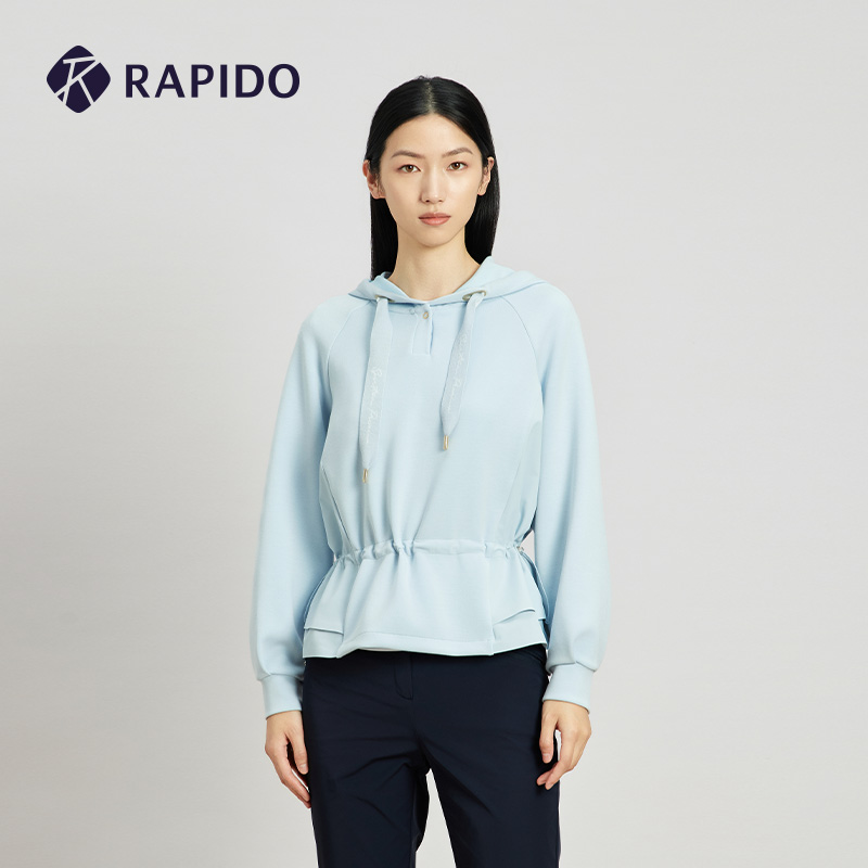 RAPIDO雳霹道女士连帽长袖卫衣