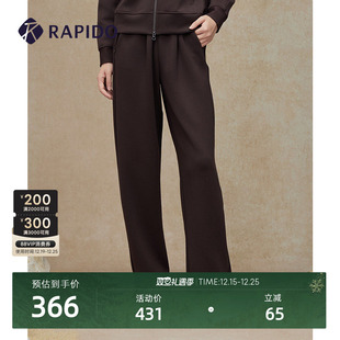 休闲长裤 RAPIDO雳霹道秋冬女士O系列户外运动休闲时尚 舒适直筒裤