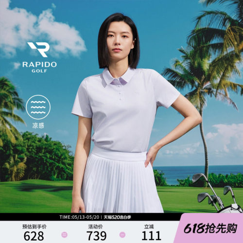 女士GOLF高智风凉感短袖POLO衫