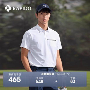 饰袋运动POLO衫 RAPIDO雳霹道春夏新款 装 男士 高尔夫GOLF经典