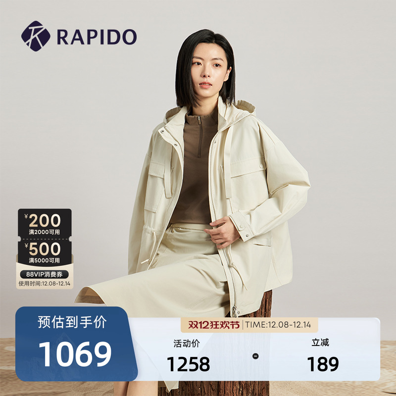 RAPIDO雳霹道女士工装夹克