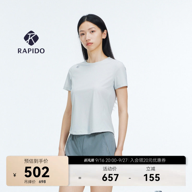 女士PREMIUMRUNING运动简约短袖图片