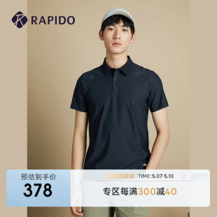 男子O系列户外潮流翻领短袖 POLO衫 新品 RAPIDO雳霹道夏季