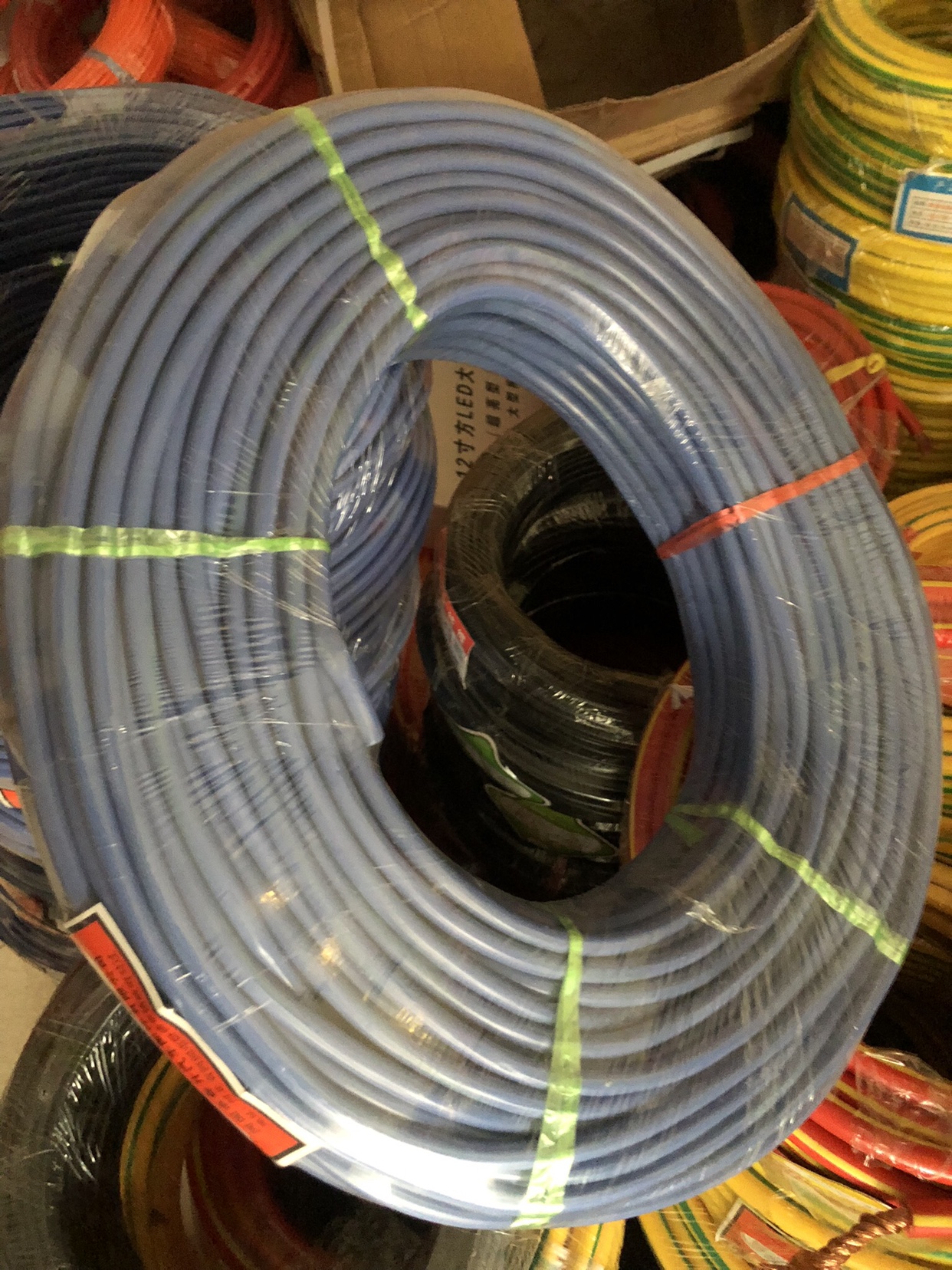 汽车半挂货车改装车灯双芯电线纯铜边灯尾灯低压线车用电路电缆线