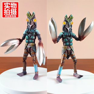 新款SHF巴尔坦星人小龙虾修复版莫拉怪兽奥特曼ACT可动玩具手办