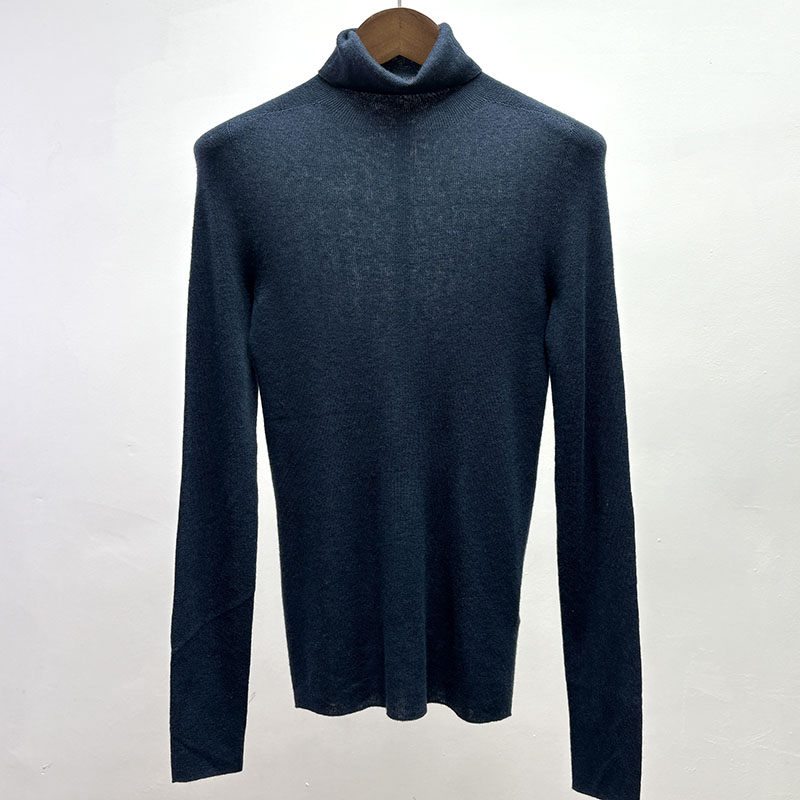 70羊毛30羊绒精纺超细软糯亲肤贴身高领保暖打底衫秋冬薄款女毛衣