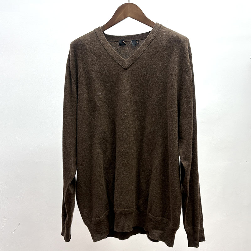 山羊绒高端尾货秋冬款潮男软糯亲肤保暖打底衫大码休闲风百搭毛衣