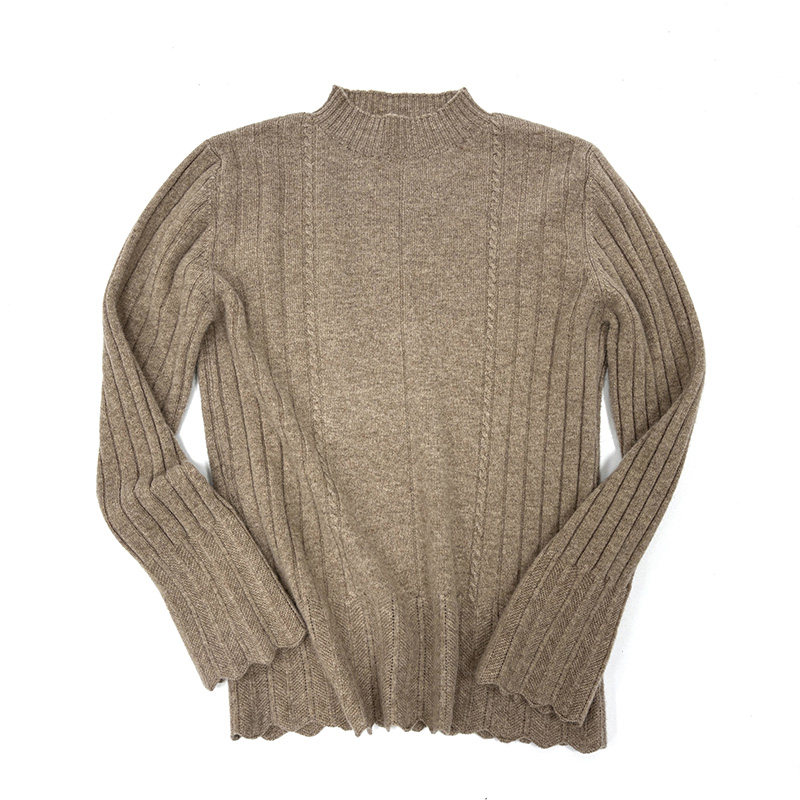 专柜高端半高领超柔软打底毛衣