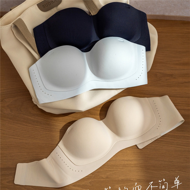 无肩带防滑内衣女无痕隐形薄款