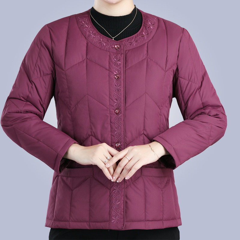 中老年妈妈装居家小棉袄内穿棉服