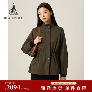 2025秋冬女士通勤风休闲立领长袖 BEANPOLE滨波 夹克外套 新品