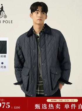 【新品】3M雪丽绒BEANPOLE滨波秋冬男士通勤商务惠灵顿风休闲棉服