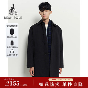 2025秋冬男士 BEANPOLE滨波 休闲风随性简约内胆棉衣外套 新品