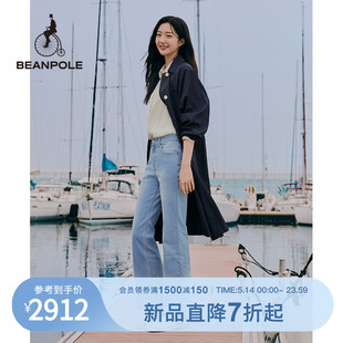 BEANPOLE滨波 风衣外套 女士户外优雅甜美韩系长款 2024春夏新款