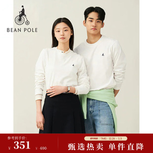 2025秋冬男情侣圆领长袖 BEANPOLE滨波 男女同款 T恤内搭 新品