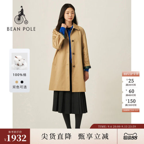 滨波女士韩系穿搭气质时尚风衣