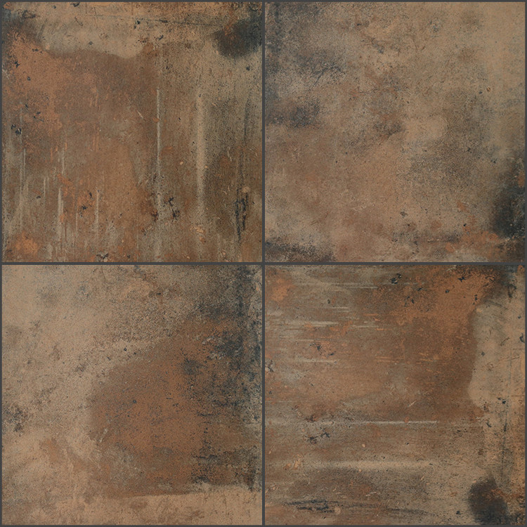 仿古砖600*600工业风复古水泥砖做旧瓷砖厨房卫生间墙砖棕色地砖