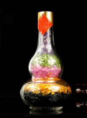 护心阁水晶家居摆件葫芦饰品客厅