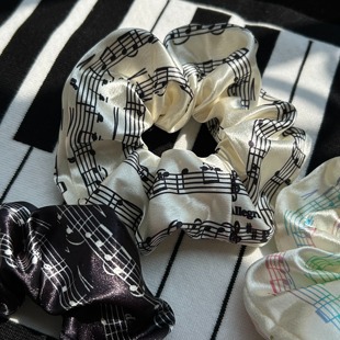 大肠发圈·《爱的致意》曲谱发圈小提琴钢琴音乐生周边头绳发带