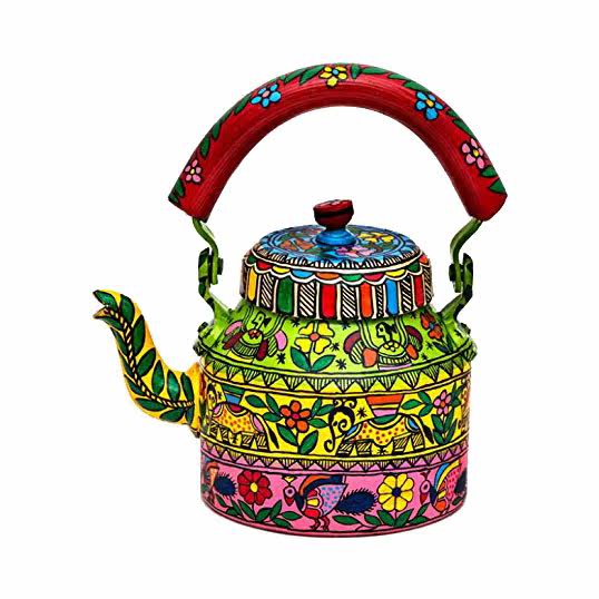 印度铝质手绘水壶Hand Painted Kettle铝壶烧壶021A|msdalam kategori Ciri-ciri kraftangan, Crafts luar negara, istimewa India - dari Buy2taobao.com untuk memberikan perkhidmatan ejen Taobao profesional membeli