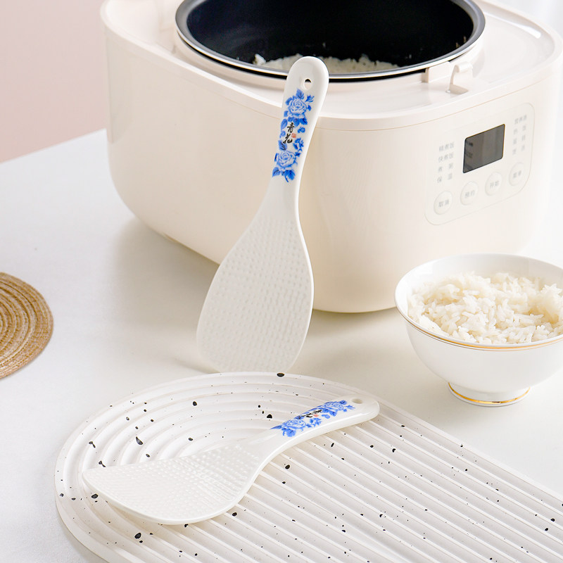中式陶瓷电饭锅米饭铲家用金边盛饭铲锅铲饭勺不粘饭易清洗饭铲,餐饮具,调羹/饭勺,淘宝优惠券,粉丝福利购,淘宝优惠卷