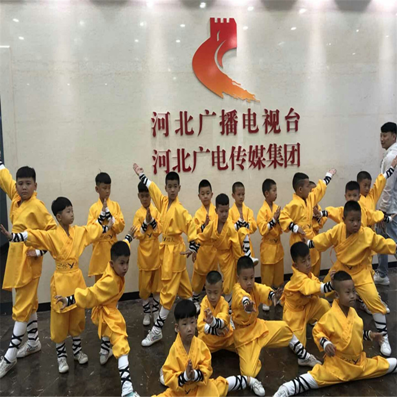武术表演服少林寺僧袍武术服儿童