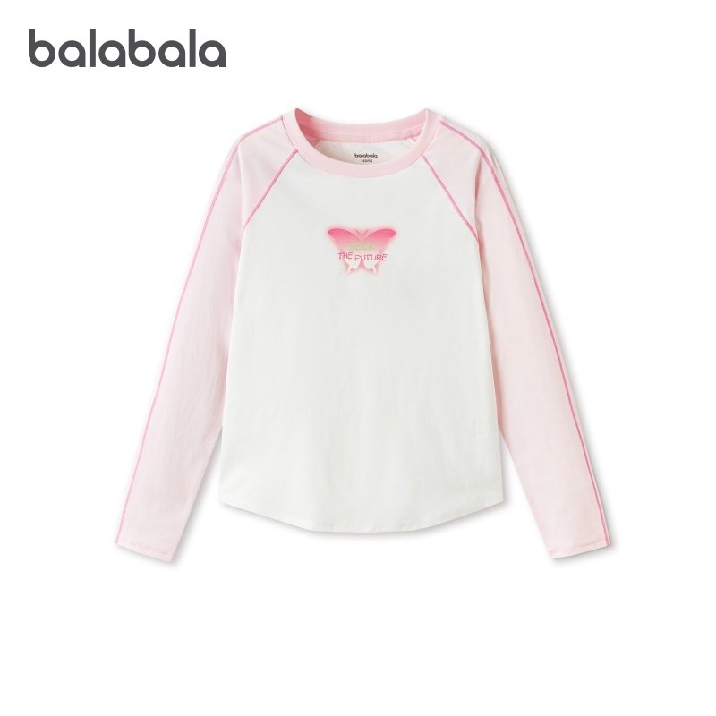 巴拉巴拉女童长袖t恤儿童速干衣运动上衣春装2026新款童装打底衫,童装/婴儿装/亲子装,T恤,淘宝优惠券,粉丝福利购,淘宝优惠卷