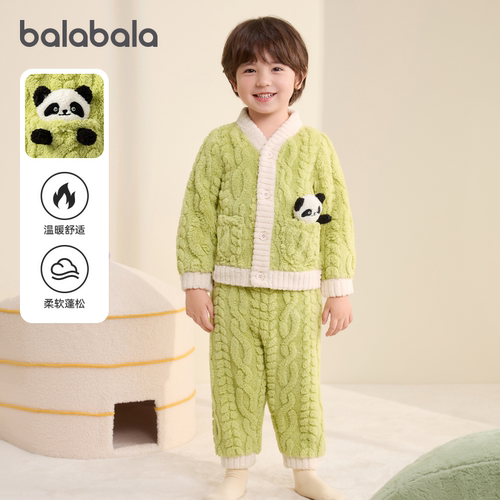 巴拉巴拉儿童家居服珊瑚绒保暖