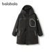 lab系列 巴拉巴拉男童羽绒服大童长款 加厚外套儿童冬装 新款 潮5