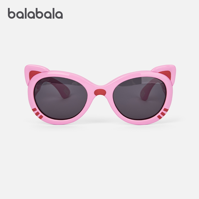 【商场同款】巴拉巴拉儿童眼镜女童猫咪造型墨镜抗UV舒适时尚可爱