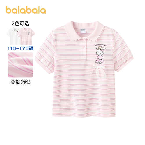 巴拉巴拉短袖t恤POLO衫三丽鸥