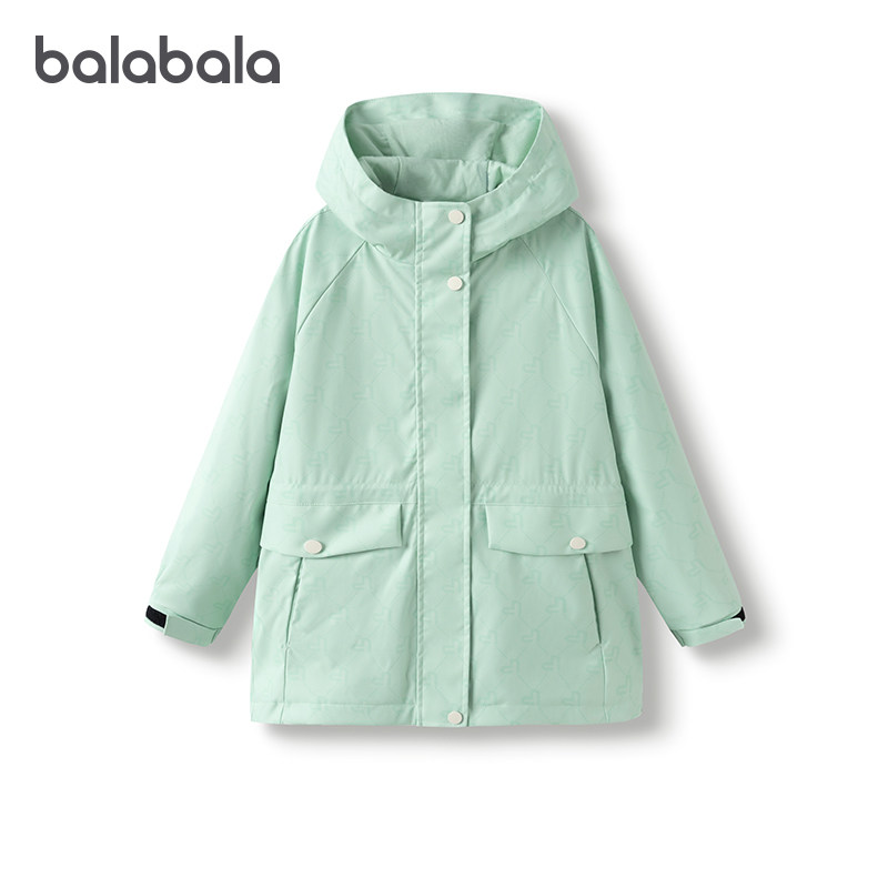 miiiiichan巴拉巴拉儿童外套女童连帽上衣大童开衫2025秋装童装潮,童装/婴儿装/亲子装,普通外套,淘宝优惠券,粉丝福利购,淘宝优惠卷