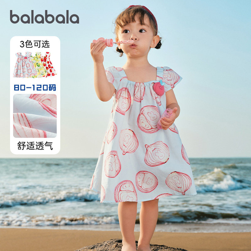 巴拉巴拉女童夏装连衣裙图片