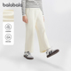 童装 巴拉巴拉女童直筒裤 子2025秋装 新款 中大童弹力长裤 儿童休闲裤