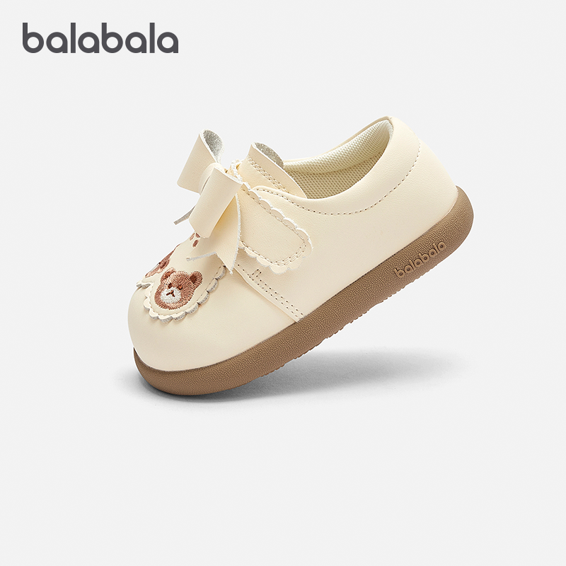 巴拉巴拉儿童学步鞋女童皮面鞋子宝宝防滑鞋子2026春季新款童鞋潮,童鞋/婴儿鞋/亲子鞋,学步鞋,淘宝优惠券,粉丝福利购,淘宝优惠卷
