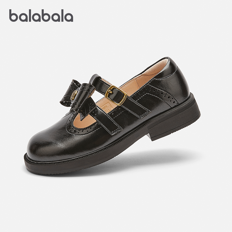 巴拉巴拉儿童公主鞋女童复古甜美小皮鞋宝宝鞋子2026春秋新款童鞋,童鞋/婴儿鞋/亲子鞋,皮鞋,淘宝优惠券,粉丝福利购,淘宝优惠卷