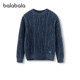 premium 巴拉巴拉男童毛衣儿童针织衫 大童宝宝羊毛衫 冬季 新款