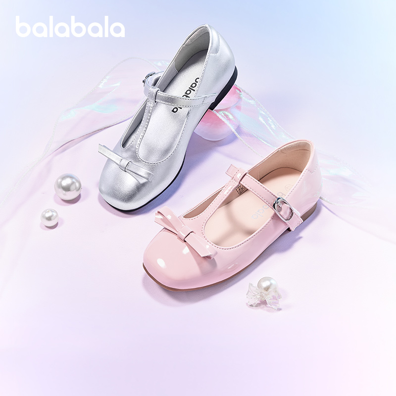 巴拉巴拉公主鞋女童鞋凉鞋小皮鞋