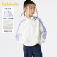 童装 新款 潮 外套儿童简约上衣秋装 巴拉巴拉女童卫衣大童半开襟长袖