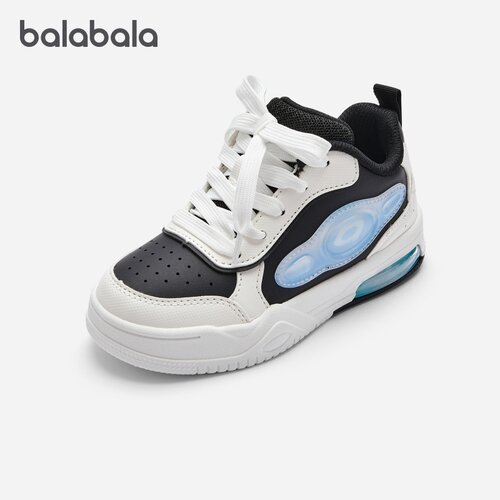 巴拉巴拉运动鞋男童中帮板鞋透气