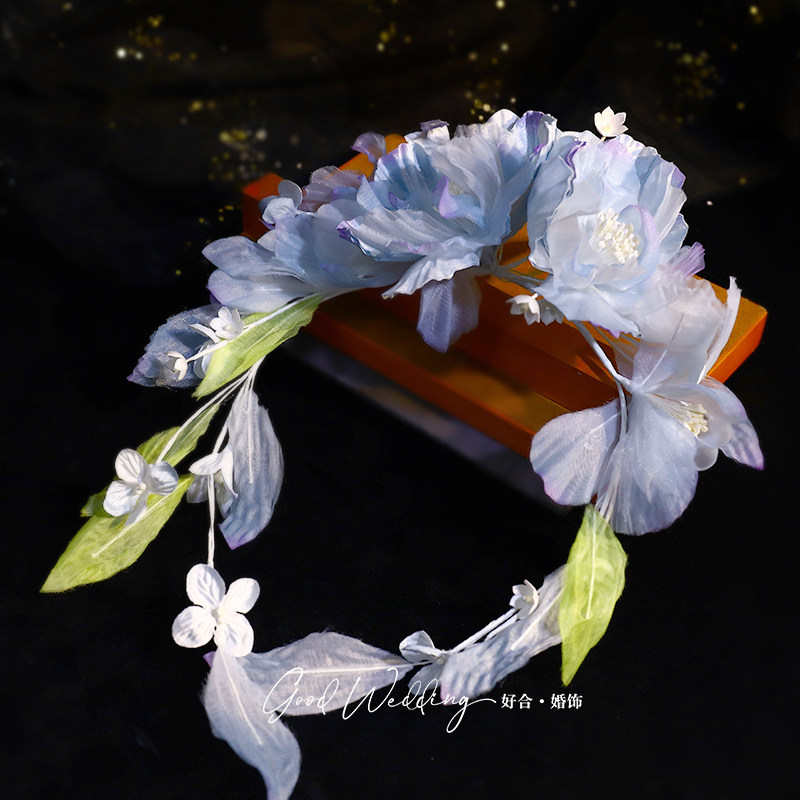 涵汐头饰花环植物花卉森系甜美