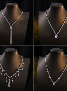 新款水钻珍珠项链婚纱礼服配饰