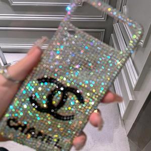 适用三星ZFlip7手机壳套边框zflip6新款女全包爆闪z3高级质感奢华定制粘水钻石折叠外屏透明硬创意薄原创z4