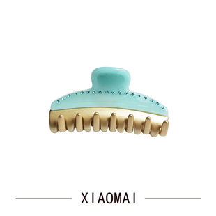 法国同款 巴黎经典旺多姆金抓夹7.5cm中号抓夹鲨鱼夹时尚马尾头饰