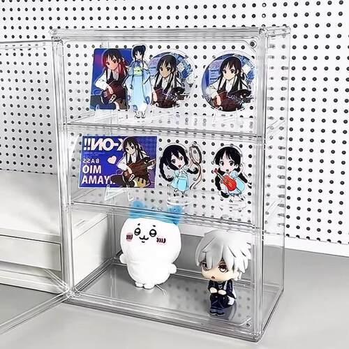 亚克力展示盒盲盒痛柜吧唧展示架